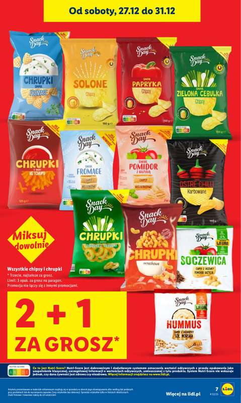 Lidl - gazetka promocyjna Oferta ważna tylko 27.12 od soboty 27.12 do soboty 27.12 - strona 7