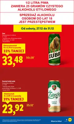 Lidl - gazetka promocyjna Oferta ważna tylko 27.12 od soboty 27.12 do soboty 27.12 - strona 9