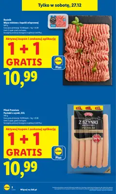 Lidl - gazetka promocyjna Oferta ważna tylko 27.12 od soboty 27.12 do soboty 27.12 - strona 2