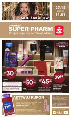 Super-Pharm - gazetka promocyjna Recepta na piękno od soboty 27.12 do niedzieli 11.01