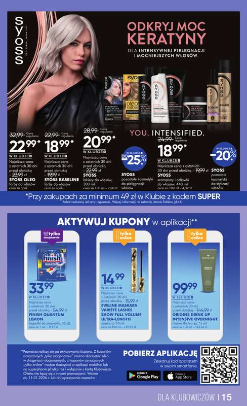 Super-Pharm - gazetka promocyjna Recepta na piękno od soboty 27.12 do niedzieli 11.01 - strona 15