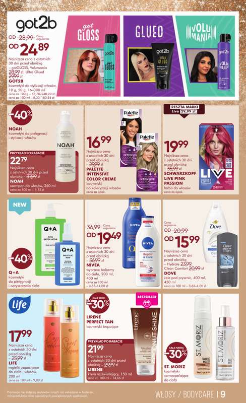 Super-Pharm - gazetka promocyjna Recepta na piękno od soboty 27.12 do niedzieli 11.01 - strona 9