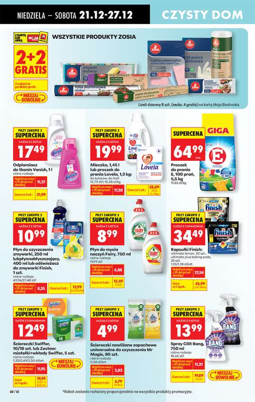 Biedronka - gazetka promocyjna Od niedzieli, Z ladą tradycyjną od niedzieli 21.12 do soboty 27.12 - strona 64