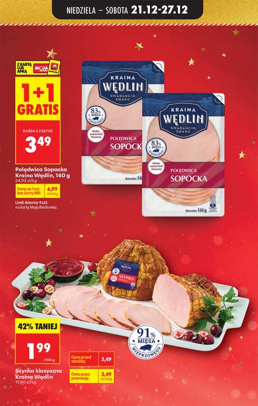 Biedronka - gazetka promocyjna Od niedzieli, Z ladą tradycyjną od niedzieli 21.12 do soboty 27.12 - strona 17