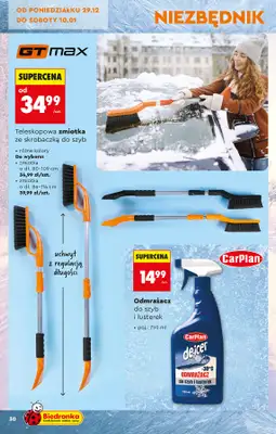 Biedronka - gazetka promocyjna Okazje tygodnia od 29.12 od poniedziałku 29.12 do środy 14.01 - strona 34