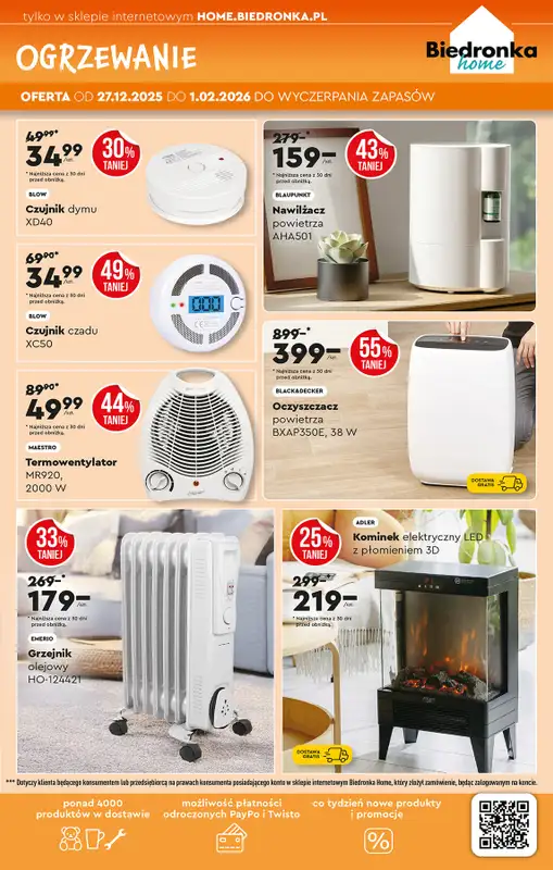 Biedronka - gazetka promocyjna Okazje tygodnia od 29.12 od poniedziałku 29.12 do środy 14.01 - strona 59