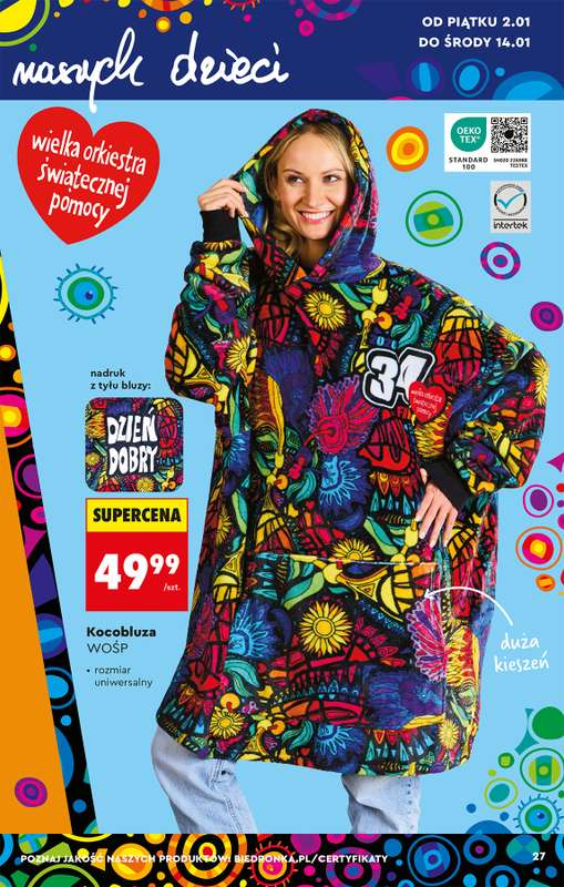 Biedronka - gazetka promocyjna Okazje tygodnia od 29.12 od poniedziałku 29.12 do środy 14.01 - strona 31