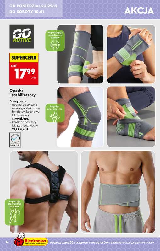 Biedronka - gazetka promocyjna Okazje tygodnia od 29.12 od poniedziałku 29.12 do środy 14.01 - strona 20