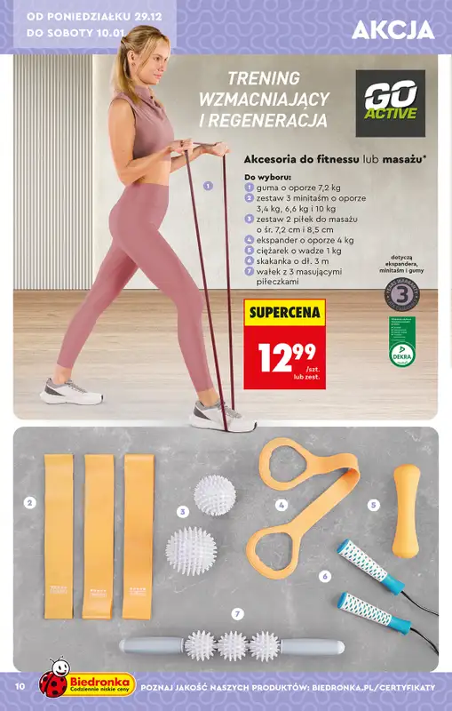 Biedronka - gazetka promocyjna Okazje tygodnia od 29.12 od poniedziałku 29.12 do środy 14.01 - strona 14