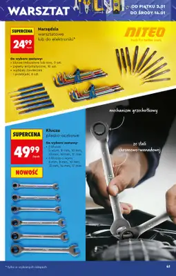 Biedronka - gazetka promocyjna Okazje tygodnia od 29.12 od poniedziałku 29.12 do środy 14.01 - strona 45