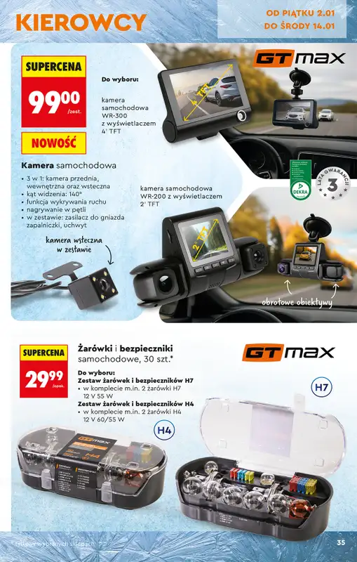 Biedronka - gazetka promocyjna Okazje tygodnia od 29.12 od poniedziałku 29.12 do środy 14.01 - strona 39