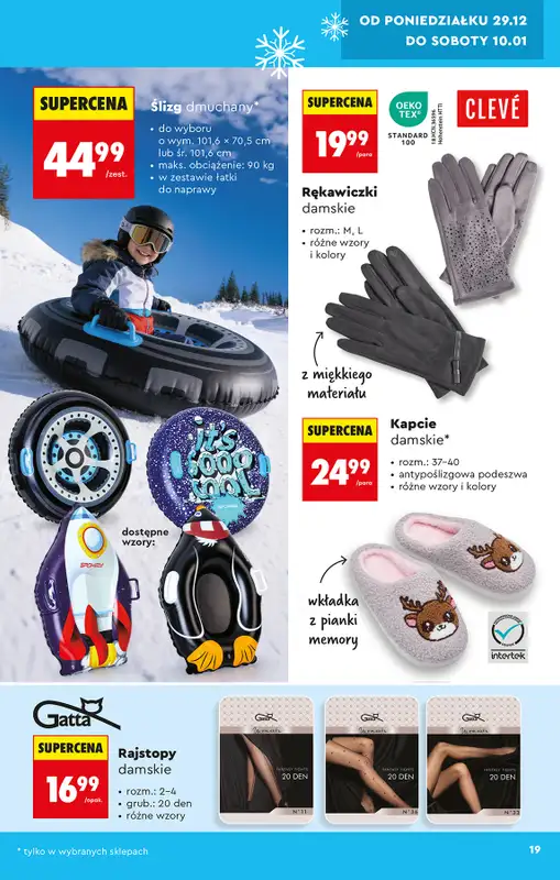Biedronka - gazetka promocyjna Okazje tygodnia od 29.12 od poniedziałku 29.12 do środy 14.01 - strona 23