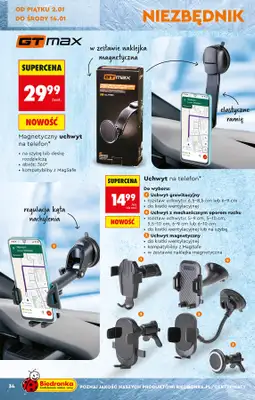 Biedronka - gazetka promocyjna Okazje tygodnia od 29.12 od poniedziałku 29.12 do środy 14.01 - strona 38