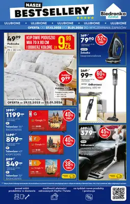 Biedronka - gazetka promocyjna Okazje tygodnia od 29.12 od poniedziałku 29.12 do środy 14.01 - strona 57