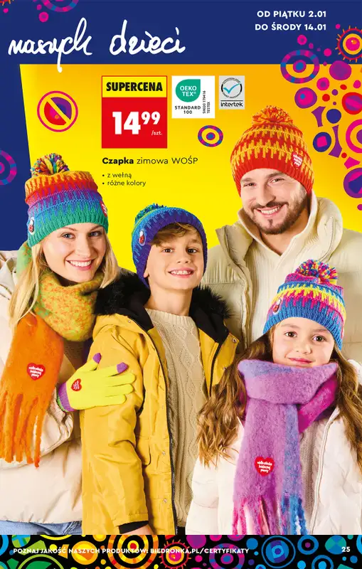 Biedronka - gazetka promocyjna Okazje tygodnia od 29.12 od poniedziałku 29.12 do środy 14.01 - strona 29