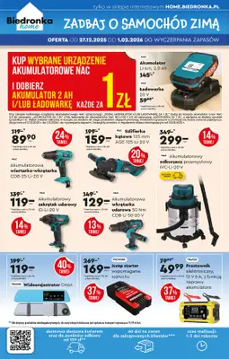Biedronka - gazetka promocyjna Okazje tygodnia od 29.12 od poniedziałku 29.12 do środy 14.01 - strona 58