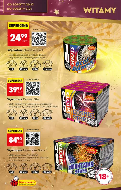 Biedronka - gazetka promocyjna Okazje tygodnia od 29.12 od poniedziałku 29.12 do środy 14.01 - strona 8