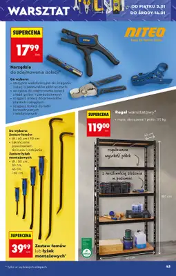 Biedronka - gazetka promocyjna Okazje tygodnia od 29.12 od poniedziałku 29.12 do środy 14.01 - strona 47