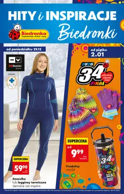 Biedronka - gazetka promocyjna Okazje tygodnia od 29.12 od poniedziałku 29.12 do środy 14.01