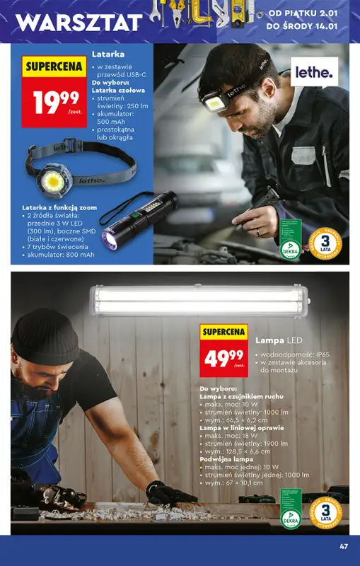 Biedronka - gazetka promocyjna Okazje tygodnia od 29.12 od poniedziałku 29.12 do środy 14.01 - strona 51