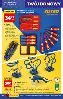 Biedronka - gazetka promocyjna Okazje tygodnia od 29.12 od poniedziałku 29.12 do środy 14.01 - strona 42