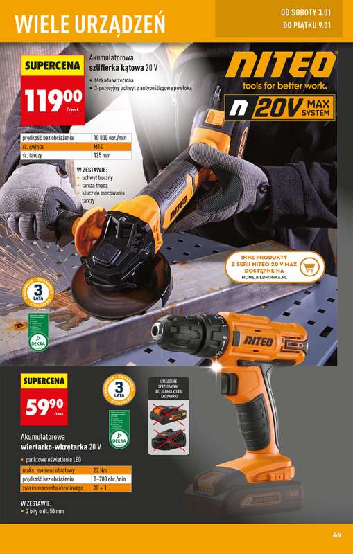 Biedronka - gazetka promocyjna Okazje tygodnia od 29.12 od poniedziałku 29.12 do środy 14.01 - strona 53