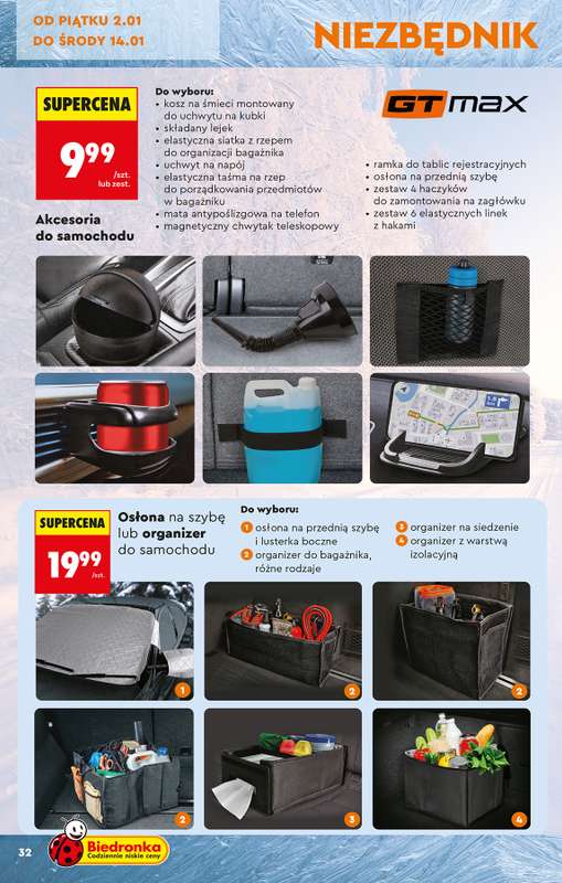 Biedronka - gazetka promocyjna Okazje tygodnia od 29.12 od poniedziałku 29.12 do środy 14.01 - strona 36