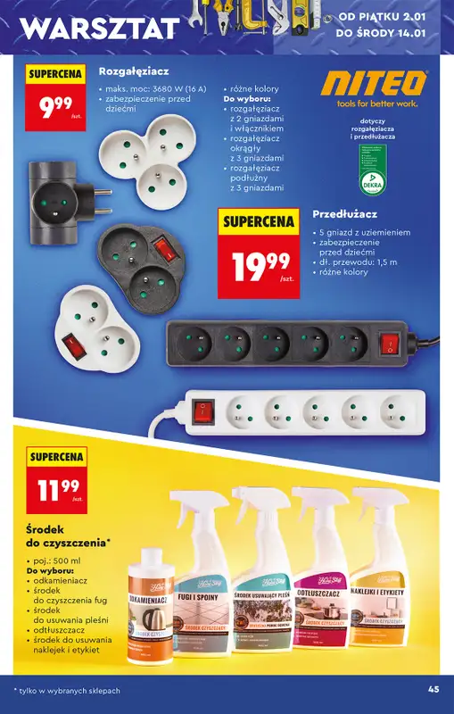 Biedronka - gazetka promocyjna Okazje tygodnia od 29.12 od poniedziałku 29.12 do środy 14.01 - strona 49