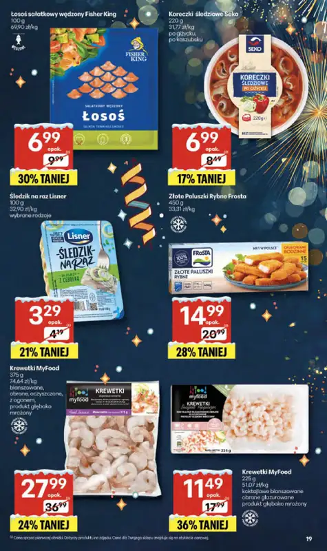 Delikatesy Centrum - gazetka promocyjna Gazetka  do środy 07.01 - strona 19