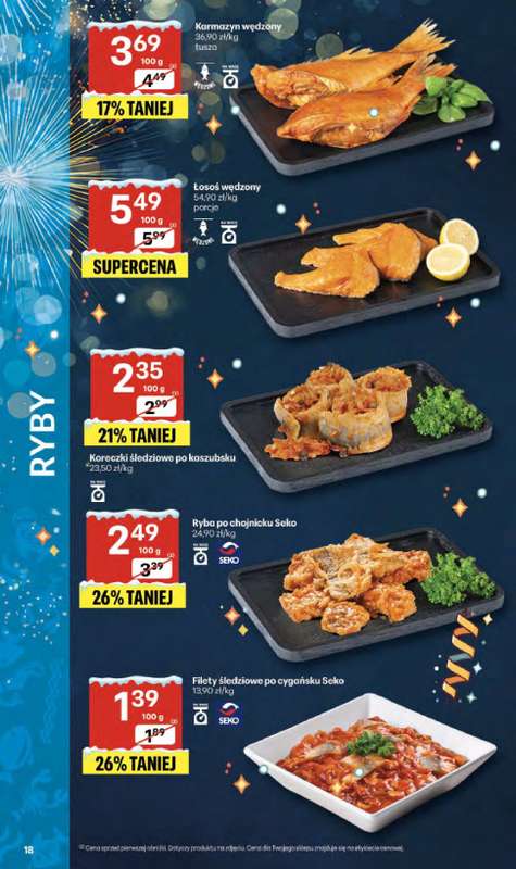 Delikatesy Centrum - gazetka promocyjna Gazetka  do środy 07.01 - strona 18