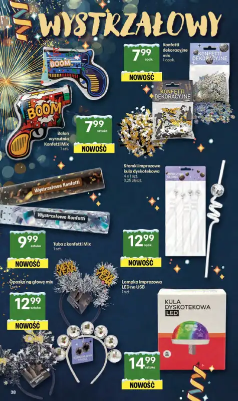 Delikatesy Centrum - gazetka promocyjna Gazetka  do środy 07.01 - strona 38