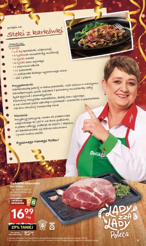 Delikatesy Centrum - gazetka promocyjna Gazetka  do środy 07.01 - strona 9
