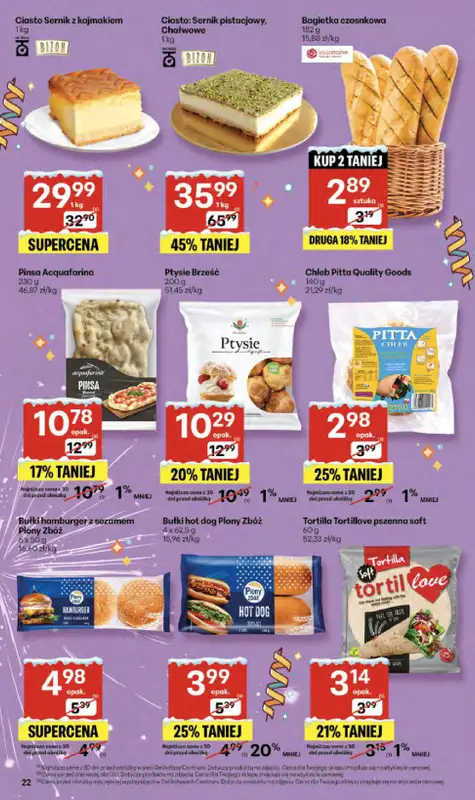 Delikatesy Centrum - gazetka promocyjna Gazetka  do środy 07.01 - strona 22