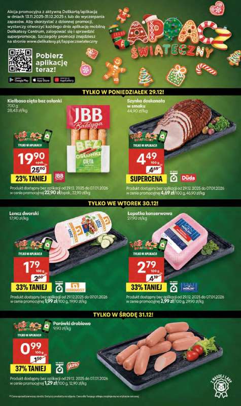 Delikatesy Centrum - gazetka promocyjna Gazetka  do środy 07.01 - strona 40