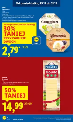 Lidl - gazetka promocyjna Oferta od poniedziałku od poniedziałku 29.12 do środy 31.12 - strona 8