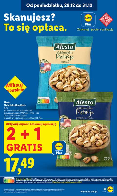 Lidl - gazetka promocyjna Oferta od poniedziałku od poniedziałku 29.12 do środy 31.12 - strona 11