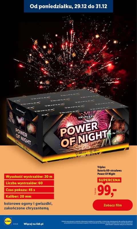 Lidl - gazetka promocyjna Oferta od poniedziałku od poniedziałku 29.12 do środy 31.12 - strona 20