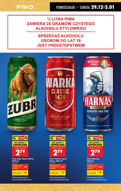 Biedronka - gazetka promocyjna Od poniedziałku od poniedziałku 29.12 do niedzieli 04.01 - strona 65