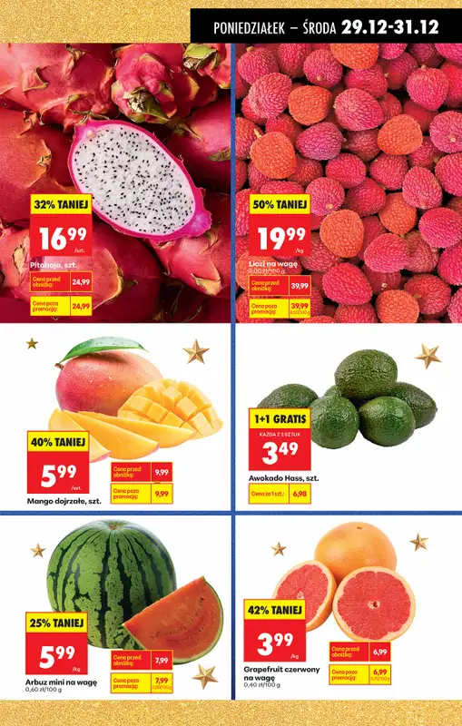Biedronka - gazetka promocyjna Od poniedziałku, Z ladą tradycyjną od poniedziałku 29.12 do niedzieli 04.01 - strona 29