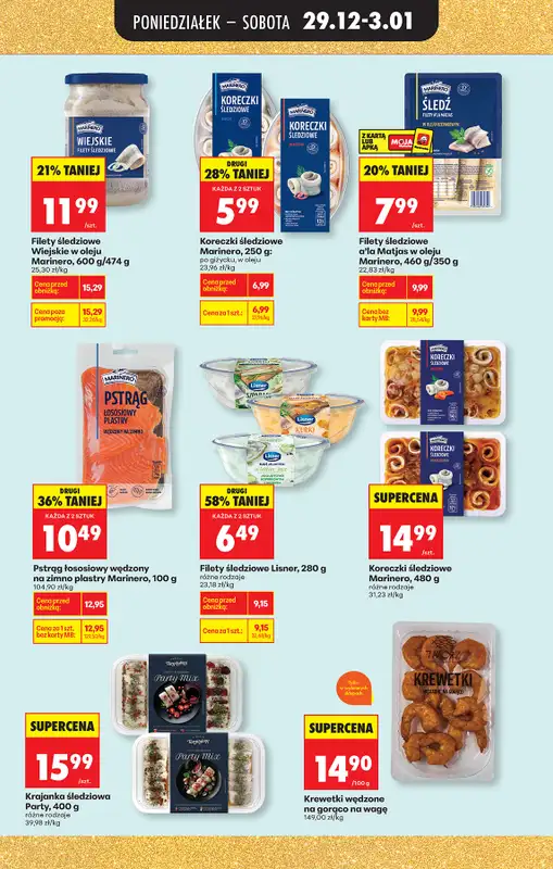 Biedronka - gazetka promocyjna Od poniedziałku, Z ladą tradycyjną od poniedziałku 29.12 do niedzieli 04.01 - strona 43