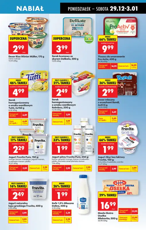 Biedronka - gazetka promocyjna Od poniedziałku, Z ladą tradycyjną od poniedziałku 29.12 do niedzieli 04.01 - strona 47