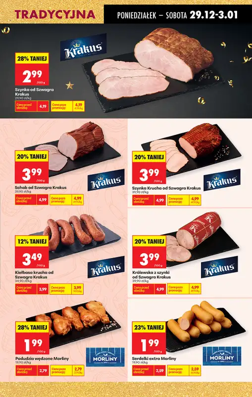 Biedronka - gazetka promocyjna Od poniedziałku, Z ladą tradycyjną od poniedziałku 29.12 do niedzieli 04.01 - strona 35