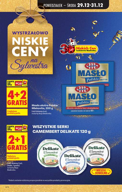 Biedronka - gazetka promocyjna Od poniedziałku, Z ladą tradycyjną od poniedziałku 29.12 do niedzieli 04.01 - strona 8