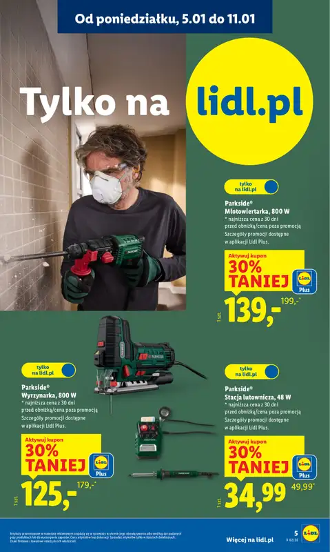 Lidl - gazetka promocyjna Katalog od poniedziałku 05.01 do soboty 10.01 - strona 5