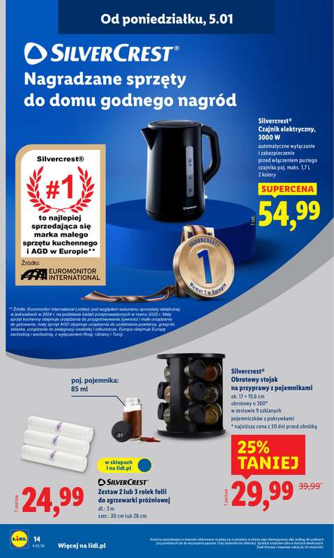 Lidl - gazetka promocyjna Katalog od poniedziałku 05.01 do soboty 10.01 - strona 18