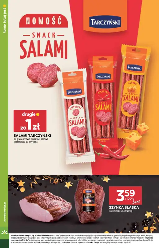 Stokrotka - gazetka promocyjna Gazetka Supermarket od poniedziałku 29.12 do środy 07.01 - strona 18