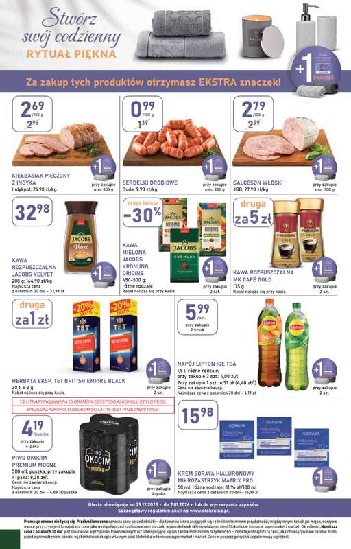 Stokrotka - gazetka promocyjna Gazetka Market od poniedziałku 29.12 do środy 07.01 - strona 16