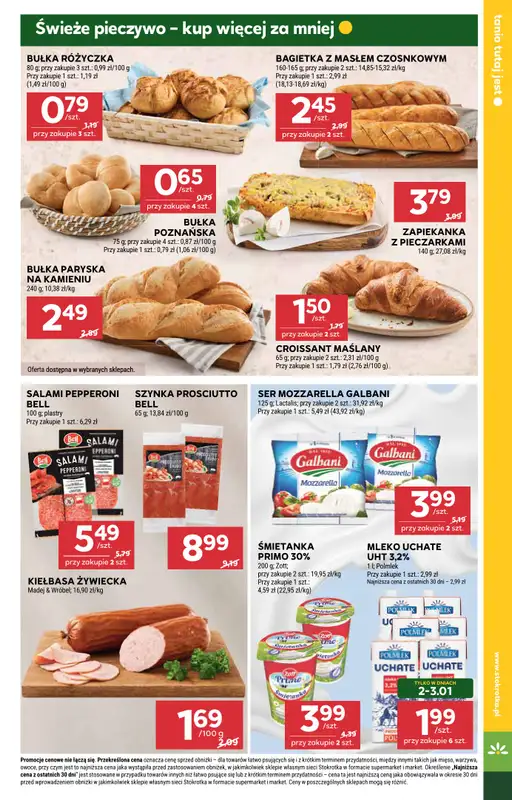 Stokrotka - gazetka promocyjna Gazetka Market od poniedziałku 29.12 do środy 07.01 - strona 7
