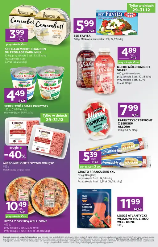 Stokrotka - gazetka promocyjna Gazetka Express od poniedziałku 29.12 do środy 07.01 - strona 4