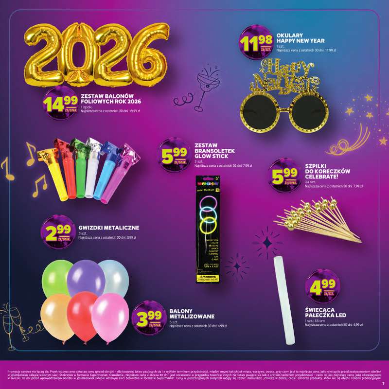 Stokrotka - gazetka promocyjna Katalog Sylwester  do środy 14.01 - strona 7